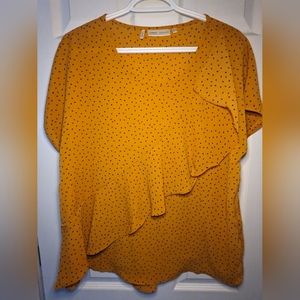 Mustard blouse
